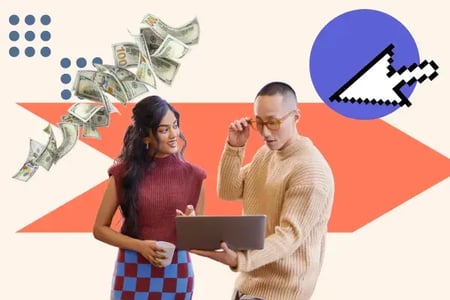 pair discuss entrepreneurship through acquisition at their company 
