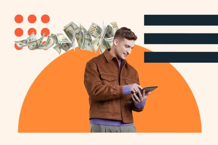 Debt-to-Equity Ratio calculations on an ipad