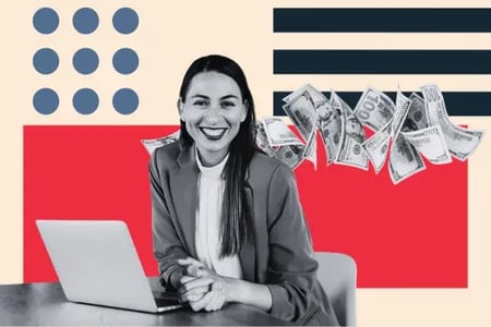 woman uses the spin method to sell product 